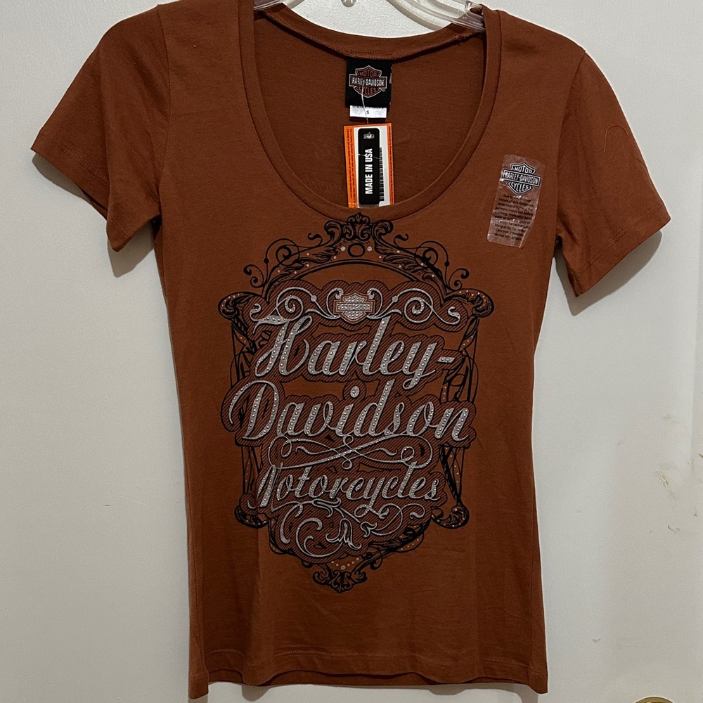 Harley-Davidson Women's Chocolate Graphic Tee